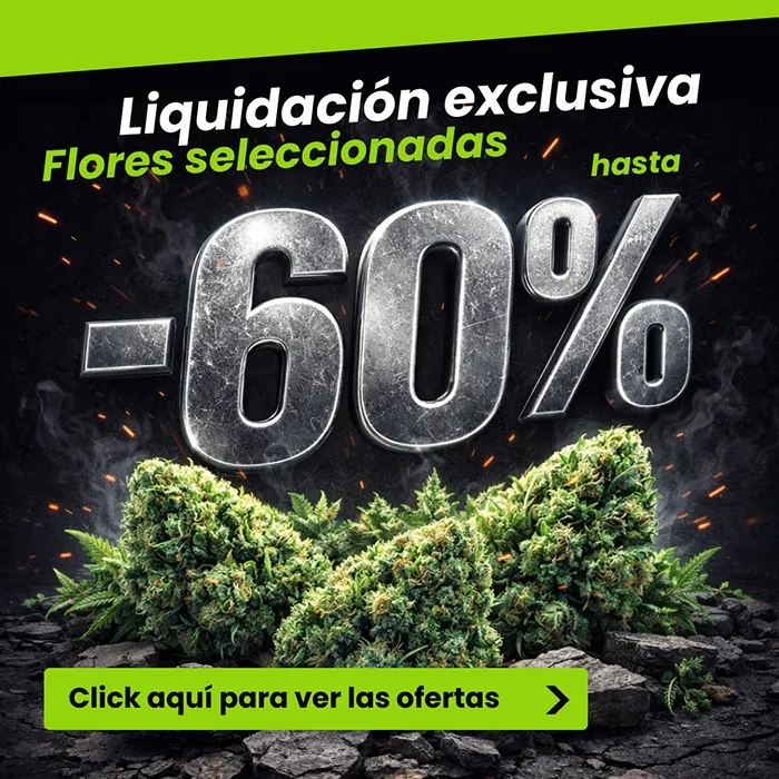 liquidación de flores CBD de oferta